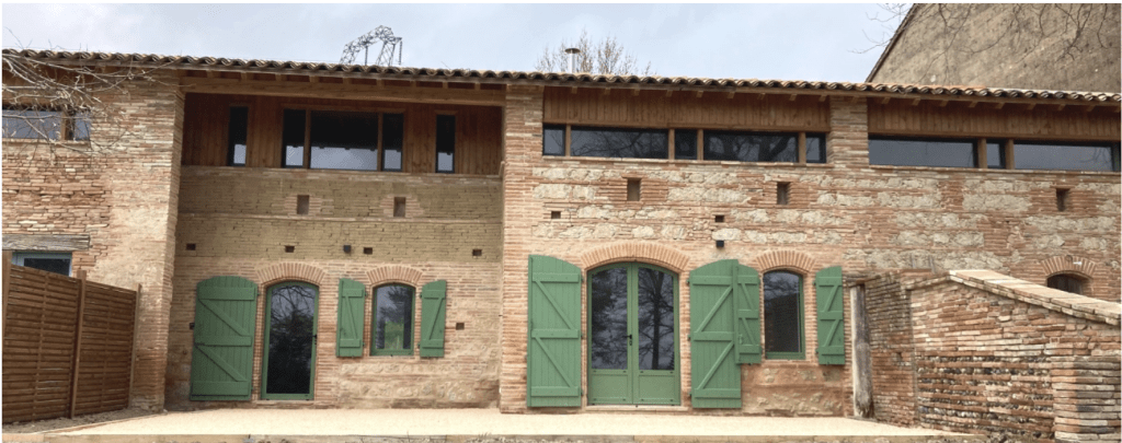 Rénovation longère SDB architure cabinet toulouse